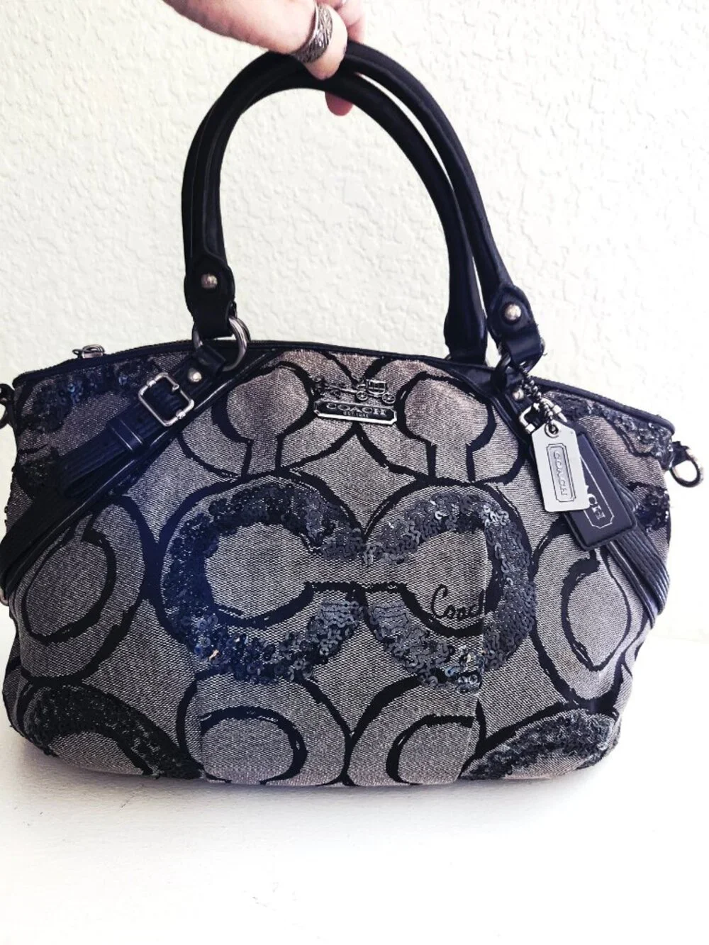 Euc Coach Madison Sophia 2 Way Shoulder Bag Satchel Purse